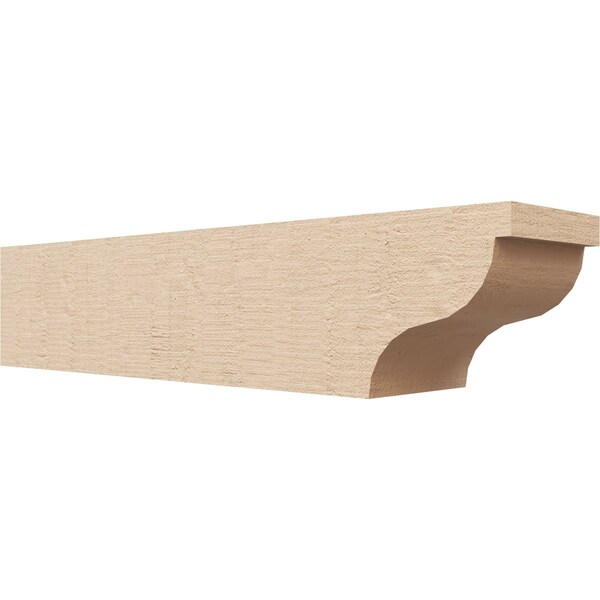 Ekena Millwork 6in. W x 6in. H x 28in. L Garner Woodgrain TimberThane Rafter Tail, Primed Tan RFTUR06X06X28GARRCPR - main